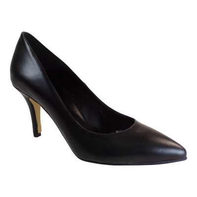 Dominique Shoes Γυναικεία Παπούτσια Γόβες 83001 Μαύρο Δέρμα