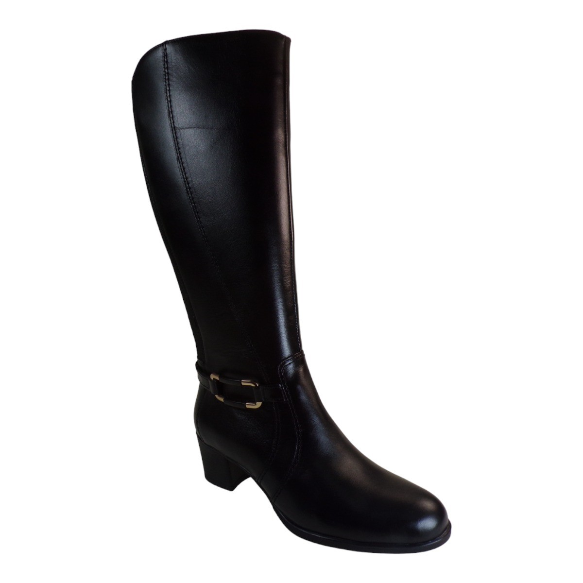 Softies Shoes Γυναικείες Μπότες 7381 Μαύρο Δέρμα