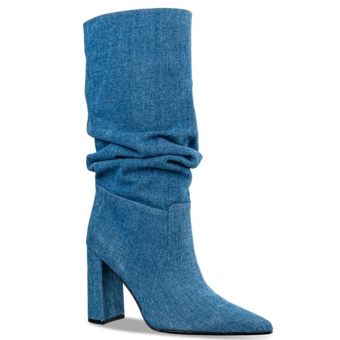Mairiboo Mairiboo by Envie Shoes Γυναικεία Mπότα M03-18665-144 Jeans DENIMS