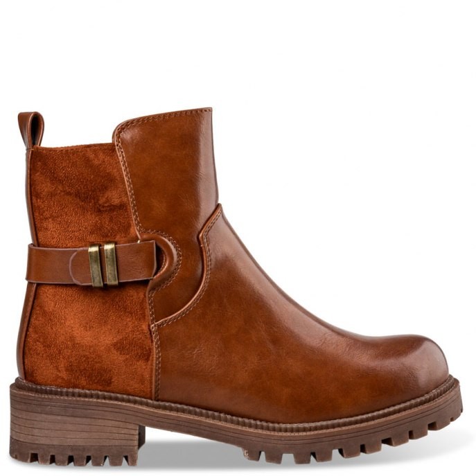 Envie Shoes Γυναικεία Μποτάκια CASUAL BOOTIES V57-18191-26 Κάμελ φωτογραφία
