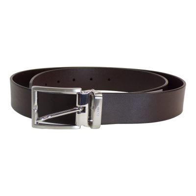 GUESS Ανδρικές Ζώνες CLASSIC BERT BM7795P4135-DKB Καφέ