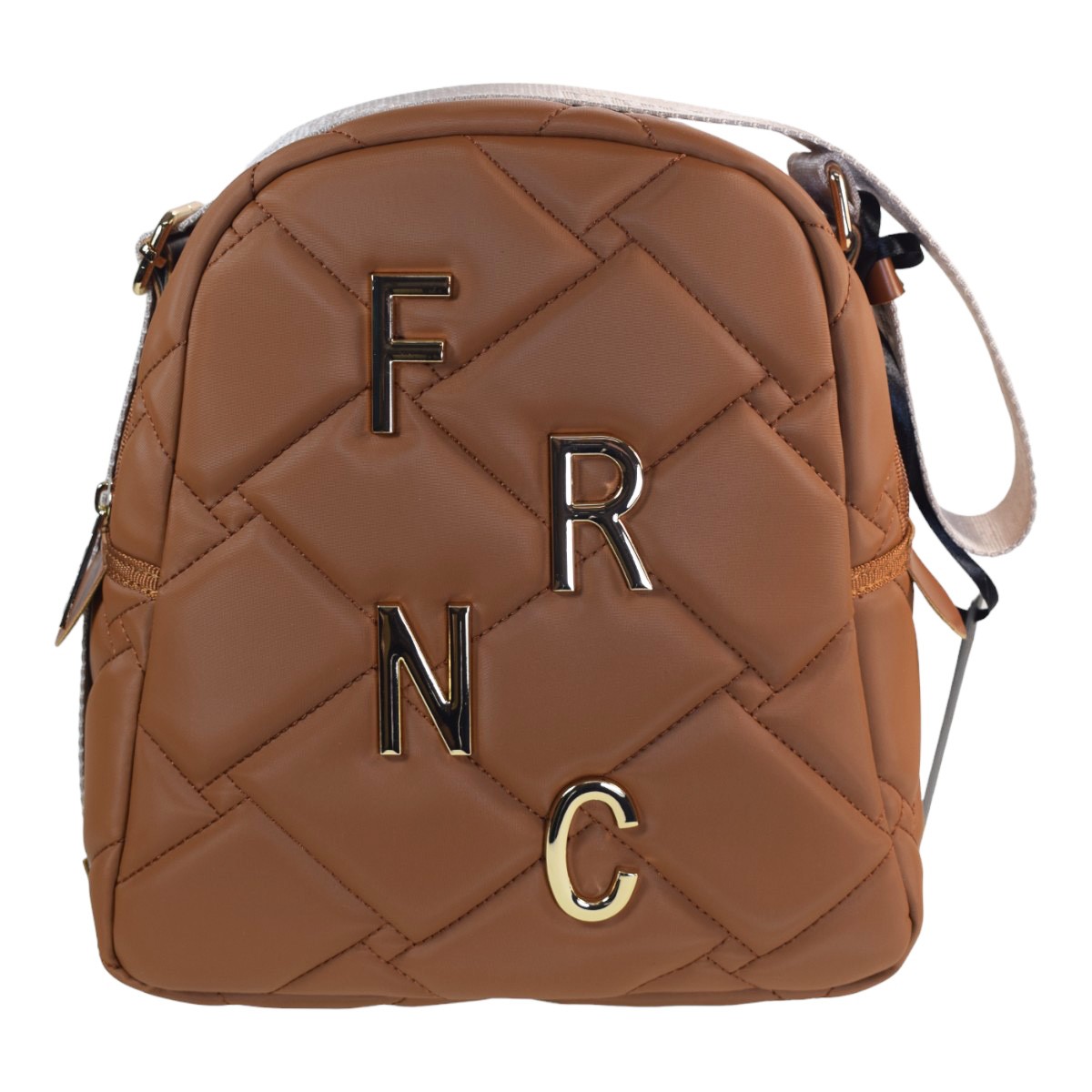 FRNC FRANCESCO Τσάντα Γυναικεία Πλάτης-Backpack Ώμου 4823 TB Ταμπά 4823 tb