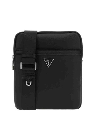 GUESS Τσάντες MILANO CROSSBODY ΑΝΔΡΙΚΕΣ Ώμου-Χιαστί HMECSAP3123-BLA Μαύρο