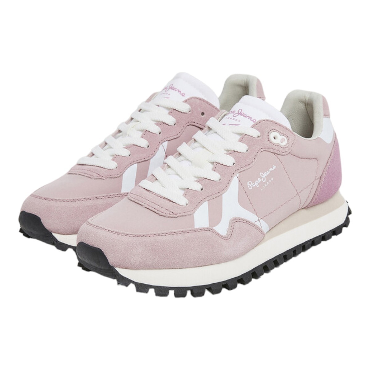 Pepe jeans BRIT-ON PRINT Sneakers Γυναικεία Παπούτσια PLS40013-404 Μωβ φωτογραφία