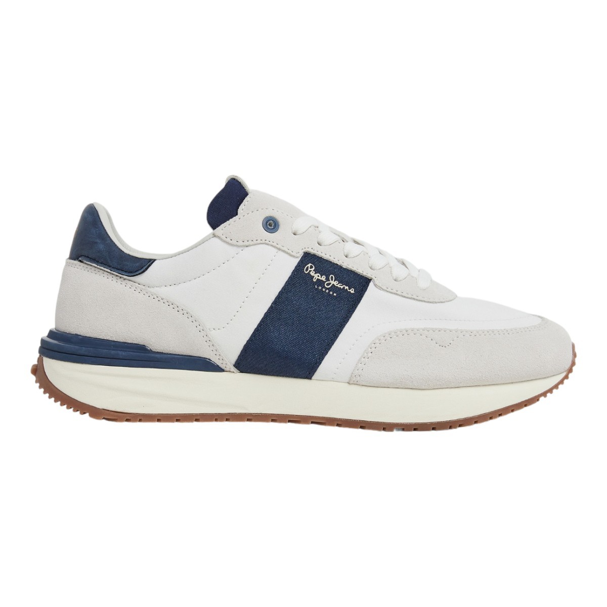 Pepe jeans BUSTER TAPE Sneakers Ανδρικά Παπούτσια PMS60006-800 Λευκό