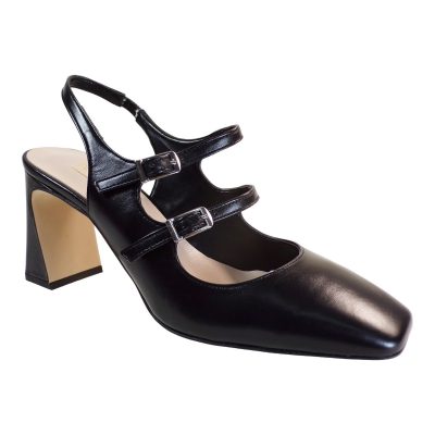 Fardoulis Shoes Γυναικεία Παπούτσια Γόβες 746-08Α Μαύρο Δέρμα