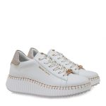 Renato Garini Γυναικεία Παπούτσια Sneakers 19R-496 Λευκό Πλατίνα Στάμπα S119R496308E