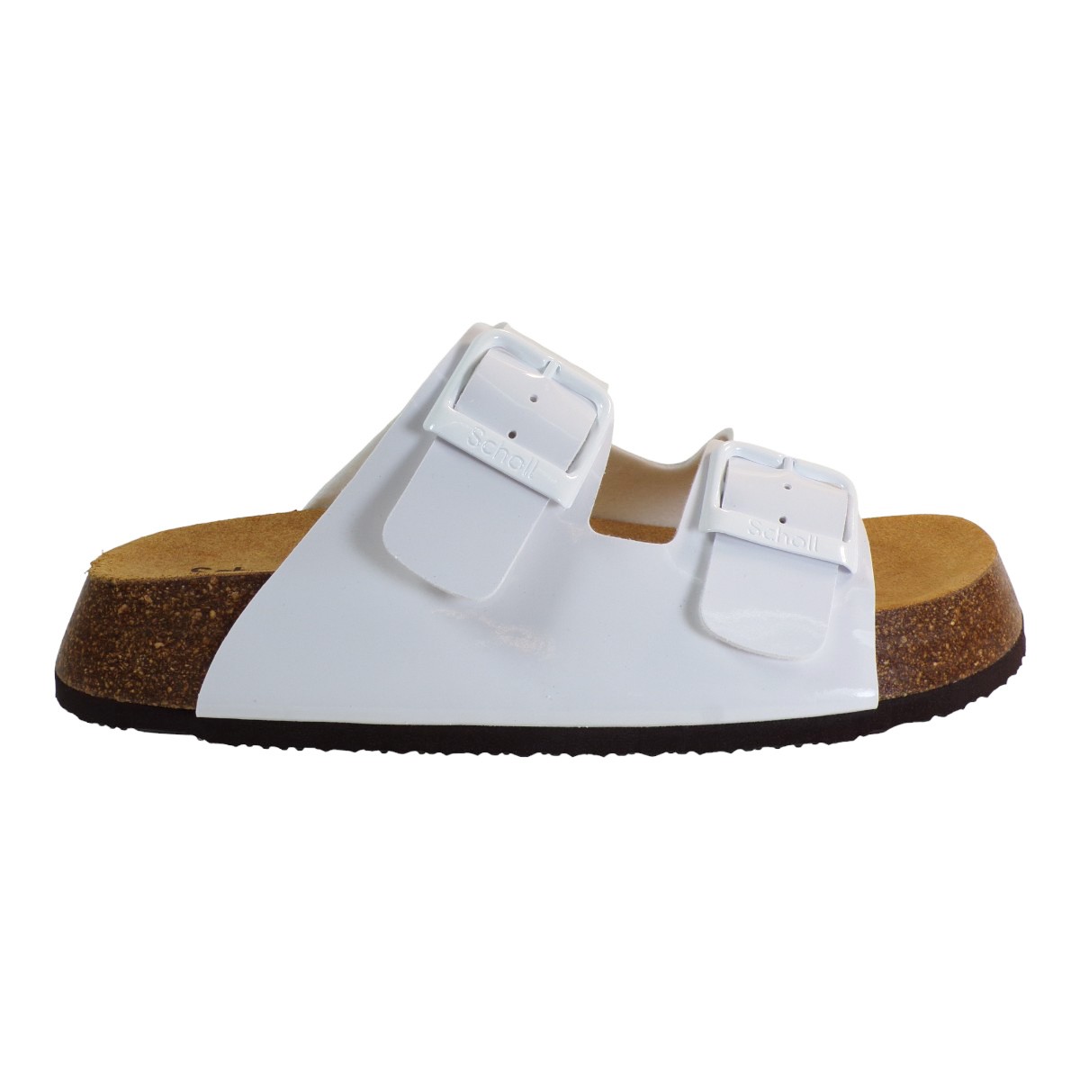 Scholl Γυναικεία Σανδάλια Ανατομικά Δερμάτινα NOELLE F31146-1065 Λευκό φωτογραφία