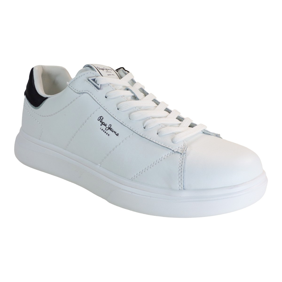 Pepe jeans EATON BASIC Sneakers Ανδρικά Παπούτσια PMS30981-800 Λευκό Λευκό