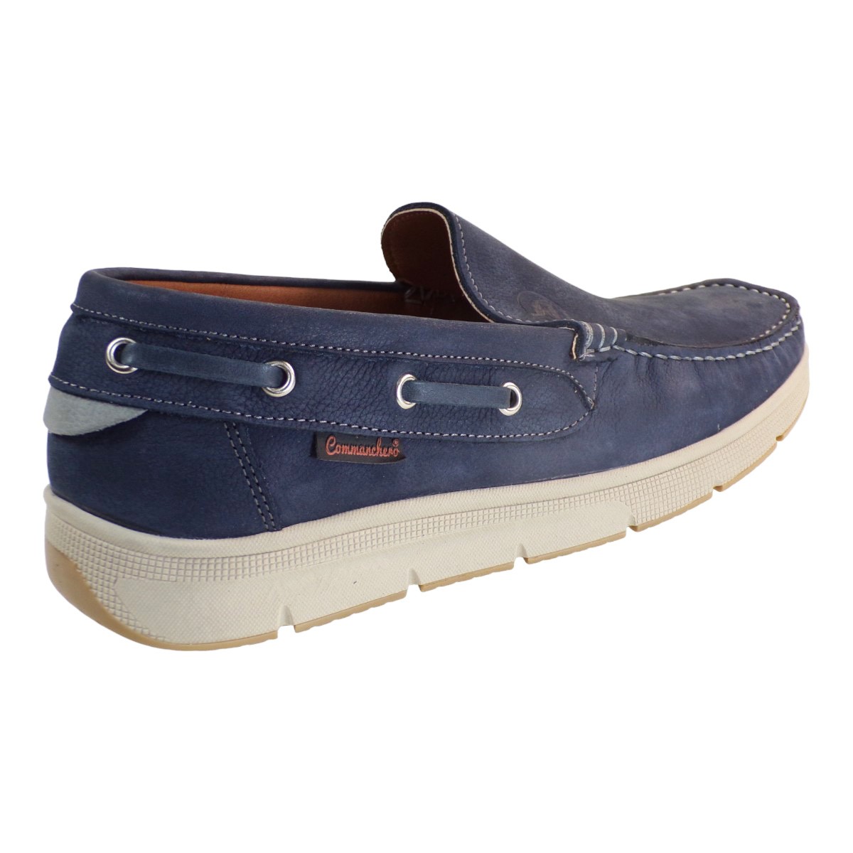 Commanchero Ανδρικά Παπούτσια Μοκασίνια 72228-227 Μπλέ Δέρμα φωτογραφία