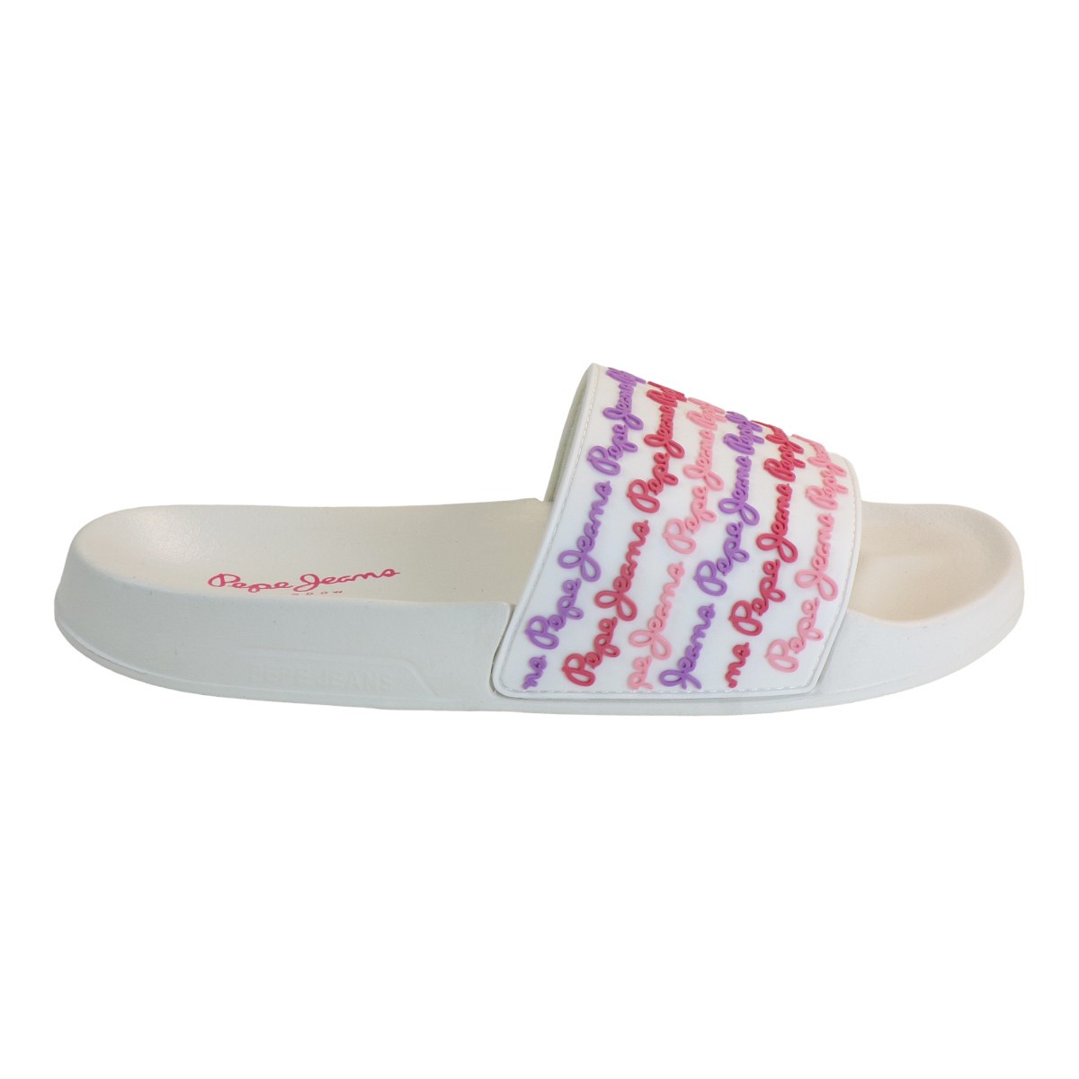 Pepe Jeans SLIDER UNISEX Παντόφλες PLS70145-003 Λεύκο φωτογραφία