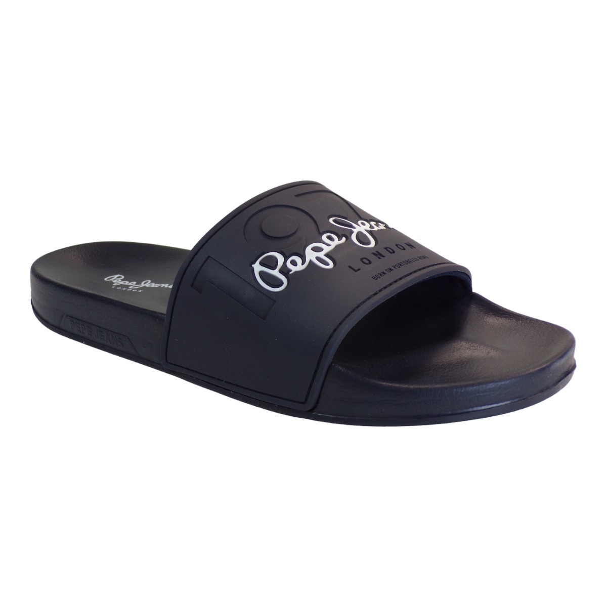 Pepe Jeans SLIDER YOUNG Παντόφλες PMS70147-588 Μπλέ Μπλέ