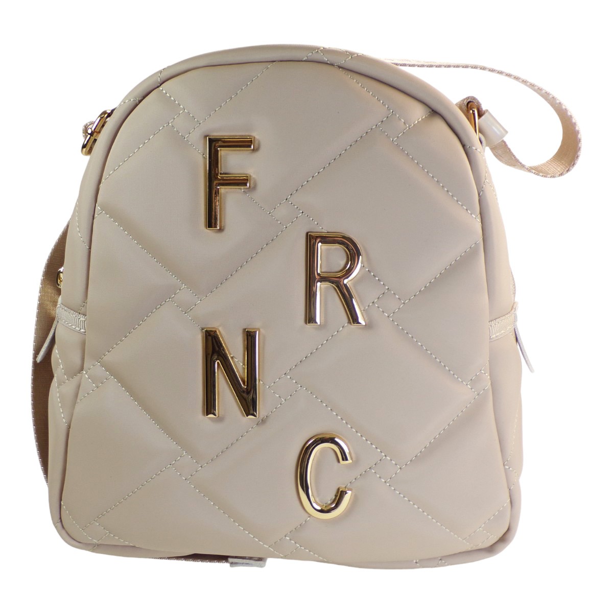 FRNC FRANCESCO Τσάντα Γυναικεία Πλάτης-Backpack Ώμου 4823 BG Μπέζ 4823 WHT