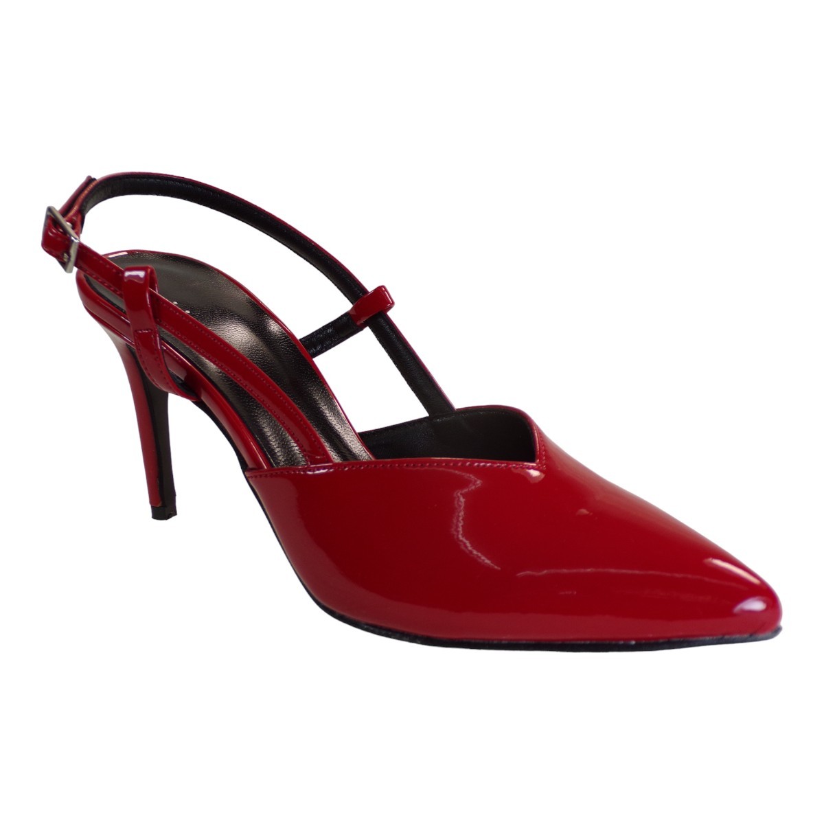 Dominique Shoes Γυναικεία Παπούτσια Γόβες 81355 Κόκκινο Λουστρίνι