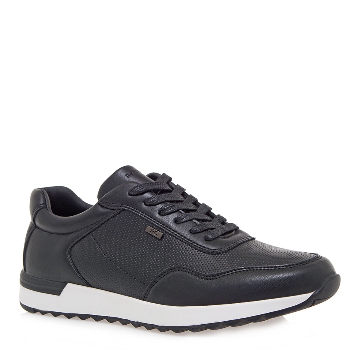 Renato Garini Ανδρικά παπούτσια Sneakers 700-003 Μαύρο Στάμπα S57000031S41