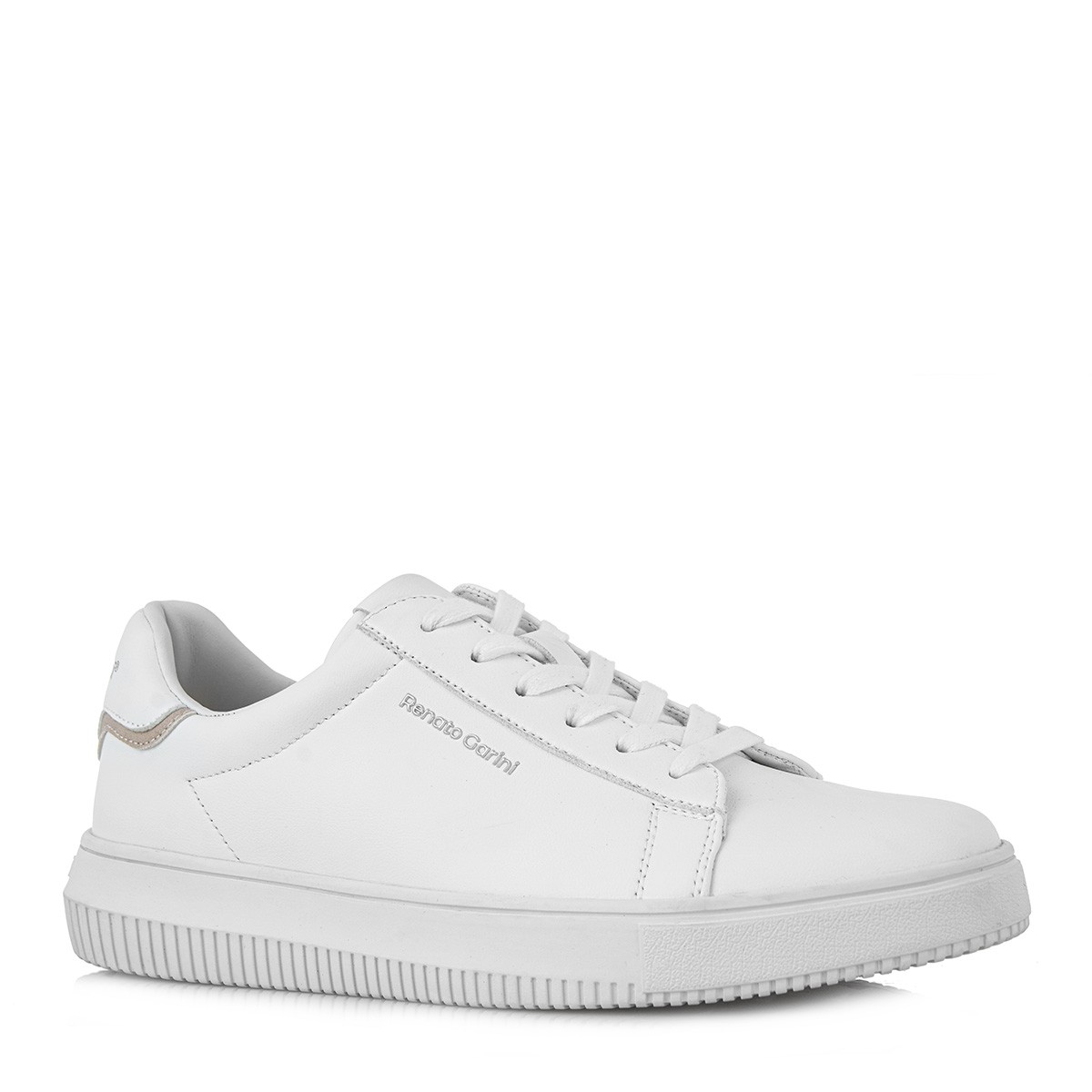 Renato Garini Ανδρικά παπούτσια Sneakers 700-015 Λευκό Πάγου Nubuck S570001529A1 Λευκό