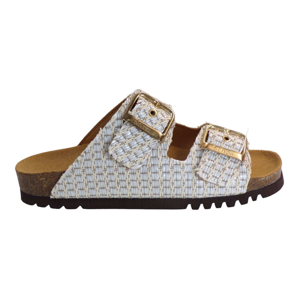 Scholl Γυναικεία Σανδάλια Ανατομικά Δερμάτινα NOELLE F31168-1065 Εκρού φωτογραφία