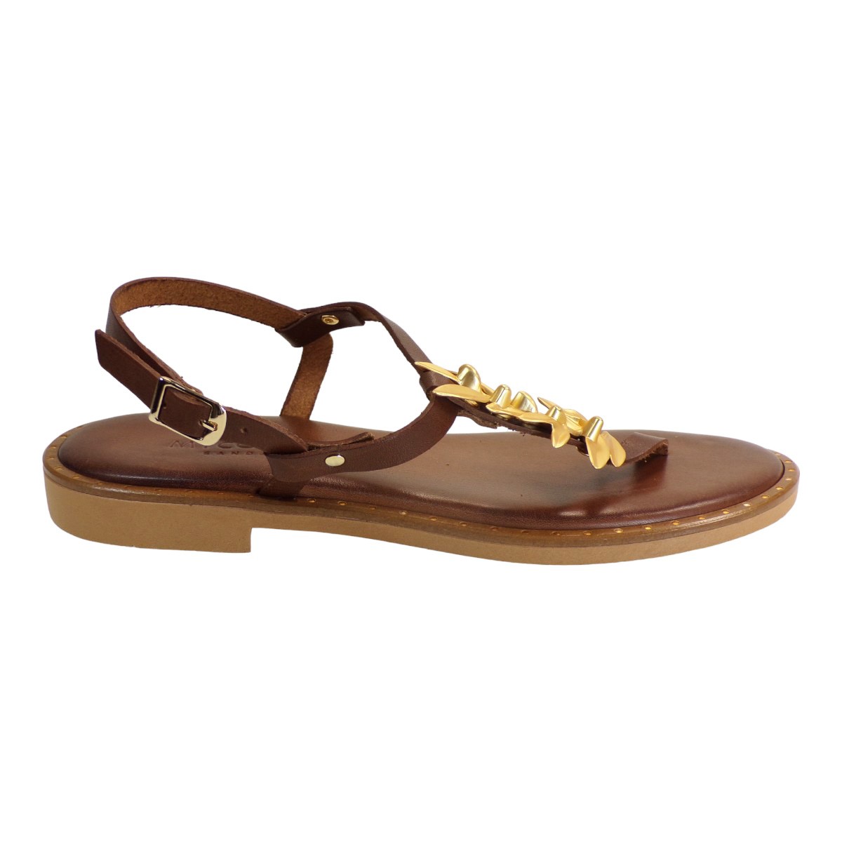 Women's Sandals Myconian Greek Sandals Brown