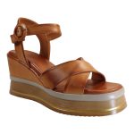 TSAKIRIS MALLAS Γυναικεία Παπούτσια Παντόφλες Mules 100-858 Ταμπά Δέρμα S4100858755K05