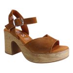 PEPE MENARGUES SHOES Γυναικεία Παπούτσια Πέδιλα 11220 Ταμπά Δέρμα