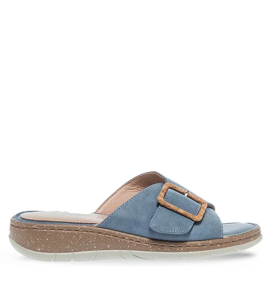 Parex Γυναικείες Παντόφλες Ανατομικές Comfort 12129003.J Τζιν φωτογραφία