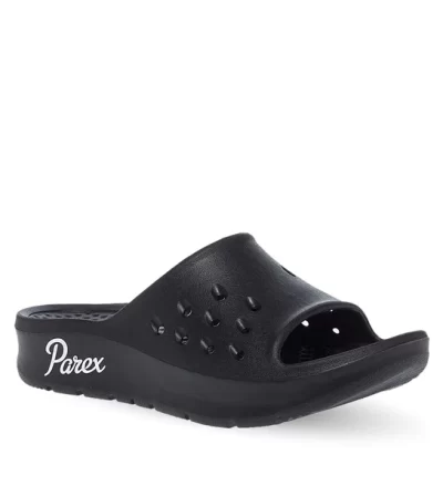 Parex Γυναικείες Παντόφλες Σαγιονάρες Φάσα 11829011.B Μαύρο