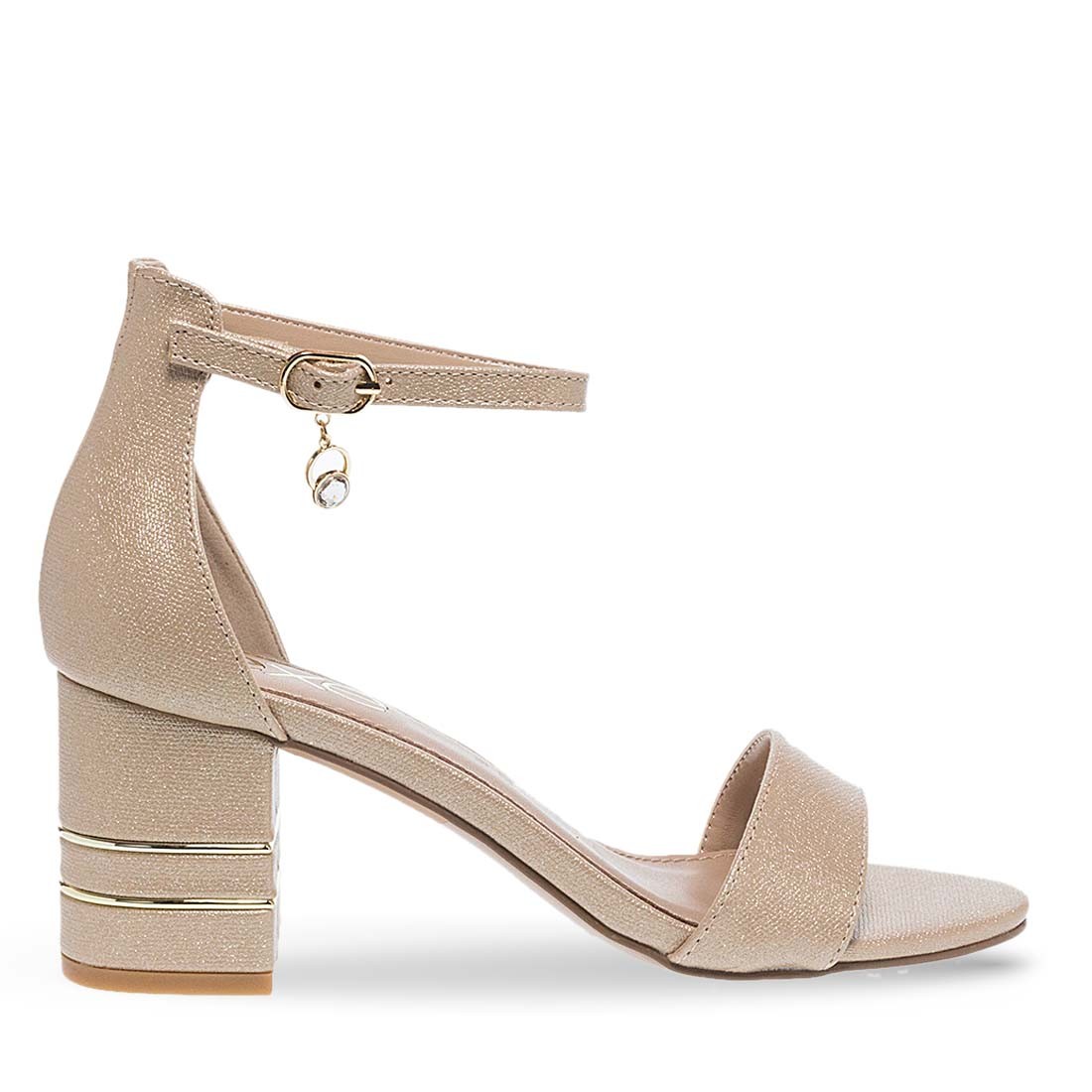 EXE Shoes Πέδιλα Γυναικεία 299-ANNIE 700-092 Πλατίνα Στάμπα S47000924V39 φωτογραφία