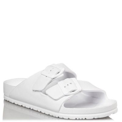 MISS NV Γυναικεία Παντόφλες FLAT SANDALS V96-19086-33 Λευκό