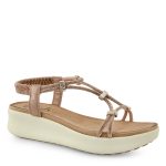 EXE Shoes Γυναικεία Πέδιλα 89Q-021 Nude Μεταλλικό Στρας S489Q021206E