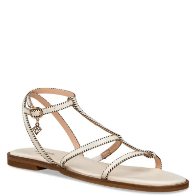 Mairiboo by Envie Shoes Γυναικεία Πέδιλα M03-19883-167 Creme FIL D’ÉTÉ