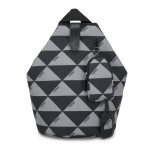 FRNC FRANCESCO Τσάντα Γυναικεία Πλάτης-Backpack 3327 GR Γκρί-Μαύρο