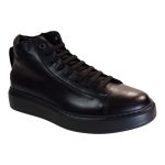kricket Ανδρικά Παπούτσια Μποτάκια 24Χ-4022Β-40 Μαύρο Δέρμα