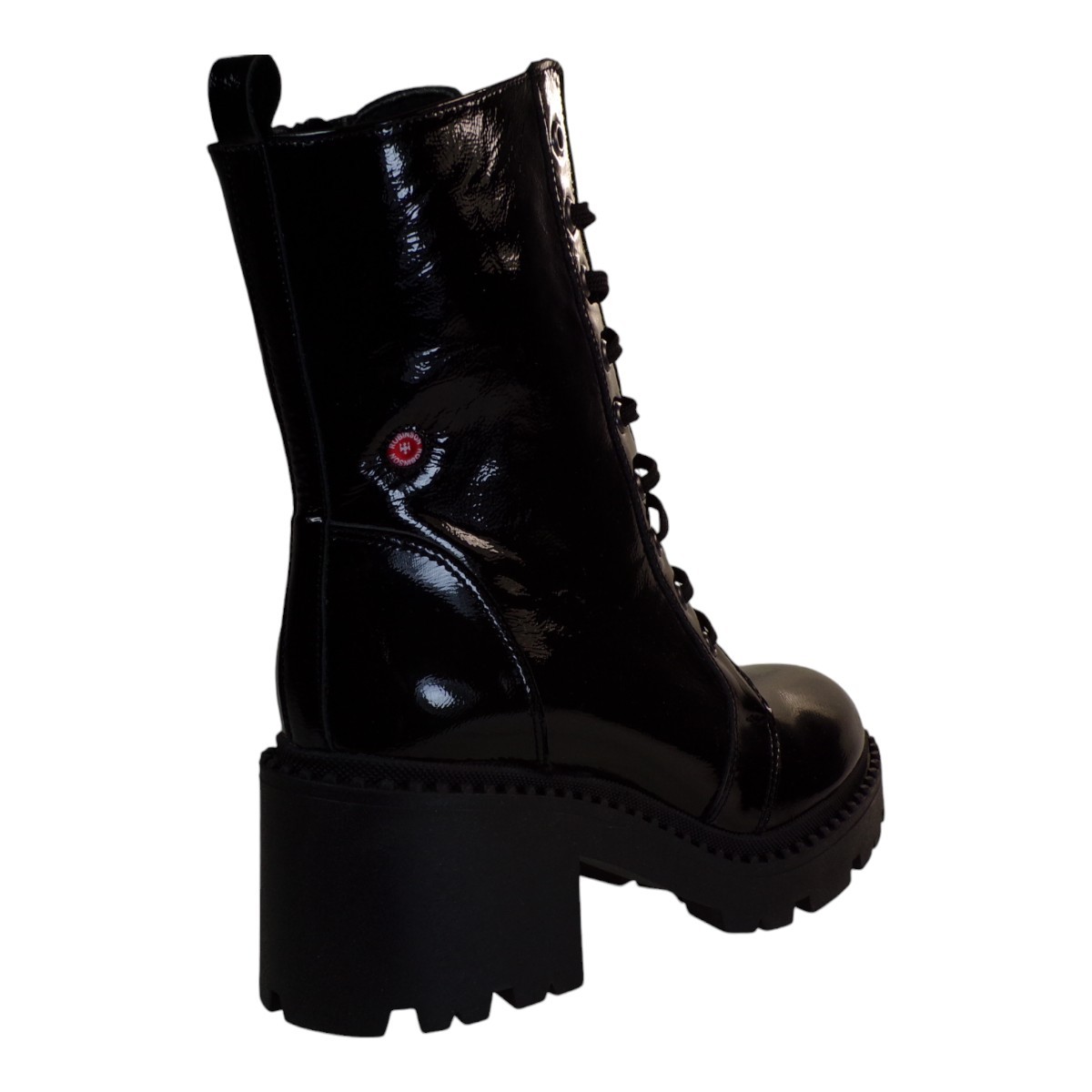 Robinson Γυναικεία Μποτάκια Αρβυλάκια 111743 Μαύρο Λουστρίνι Δέρμα φωτογραφία