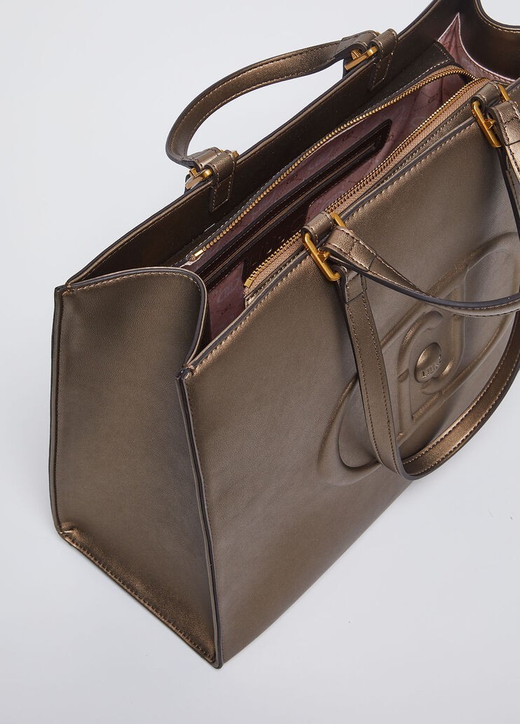 LUI JO Γυναικεία Τσάντα Ώμου SHOPPING BAG AF4245-E0332 Μπρονζέ - Image 5