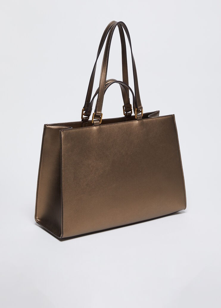 LUI JO Γυναικεία Τσάντα Ώμου SHOPPING BAG AF4245-E0332 Μπρονζέ - Image 7