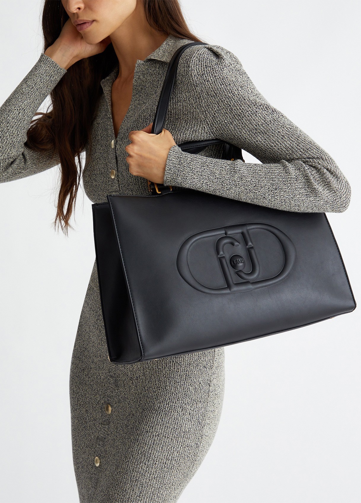 LUI JO Γυναικεία Τσάντα Ώμου SHOPPING BAG AF4245-E0332 Μαύρο - Image 2