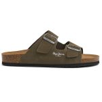 Pepe Jeans BIO SUEDE ΣΑΝΔΑΛΙ ΑΝΔΡΙΚΟ PMS90112-765 Χακί