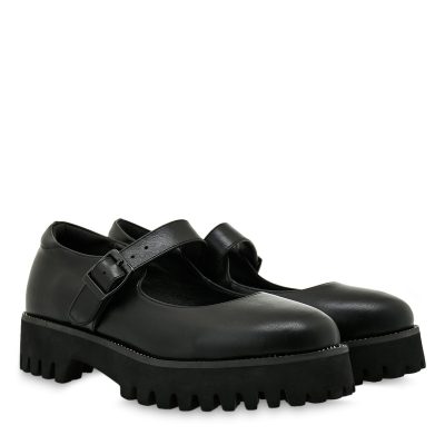 Exe Γυναικεία Παπούτσια LOAFERS Μοκασίνια R54R-111 Μαύρο Ατσαλί T154R111209F