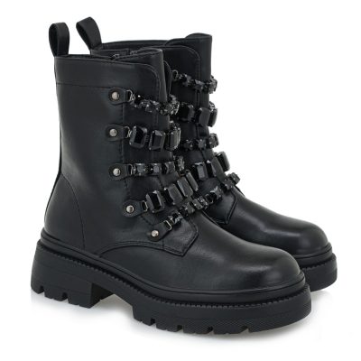 Exe Shoes Γυναικεία Μποτάκια Αρβυλάκια 28E-005 Μαύρο T328E0053001