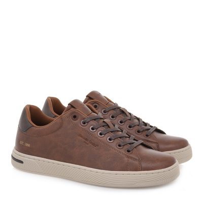 Renato Garini Ανδρικά παπούτσια Sneakers 700-125 Ταμπά-Καφέ T57001252J58