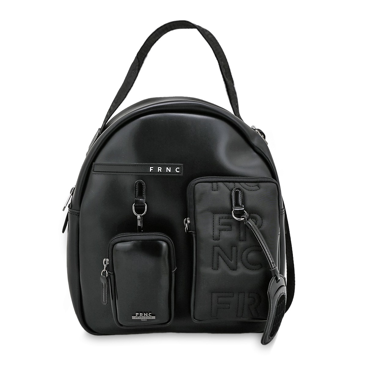  FRNC FRANCESCO Τσάντα Γυναικεία Πλάτης-Backpack 9308 BLK Μαύρο 2025