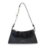 ALESSANDRA BRUNI Bags Γυναικεία Τσάντα Ώμου 700-525 Μαύρο Σπαστό Βερνί  T67005259028