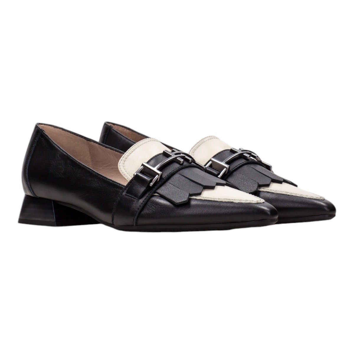 Hispanitas Γυναικεία Παπούτσια Flat Shoe dali black-milk CHI243573 Μαύρο Δέρμα