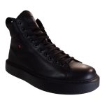 Robinson Ανδρικά Παπούτσια Μποτάκια SNEAKERS 69760 Μαύρο Δέρμα