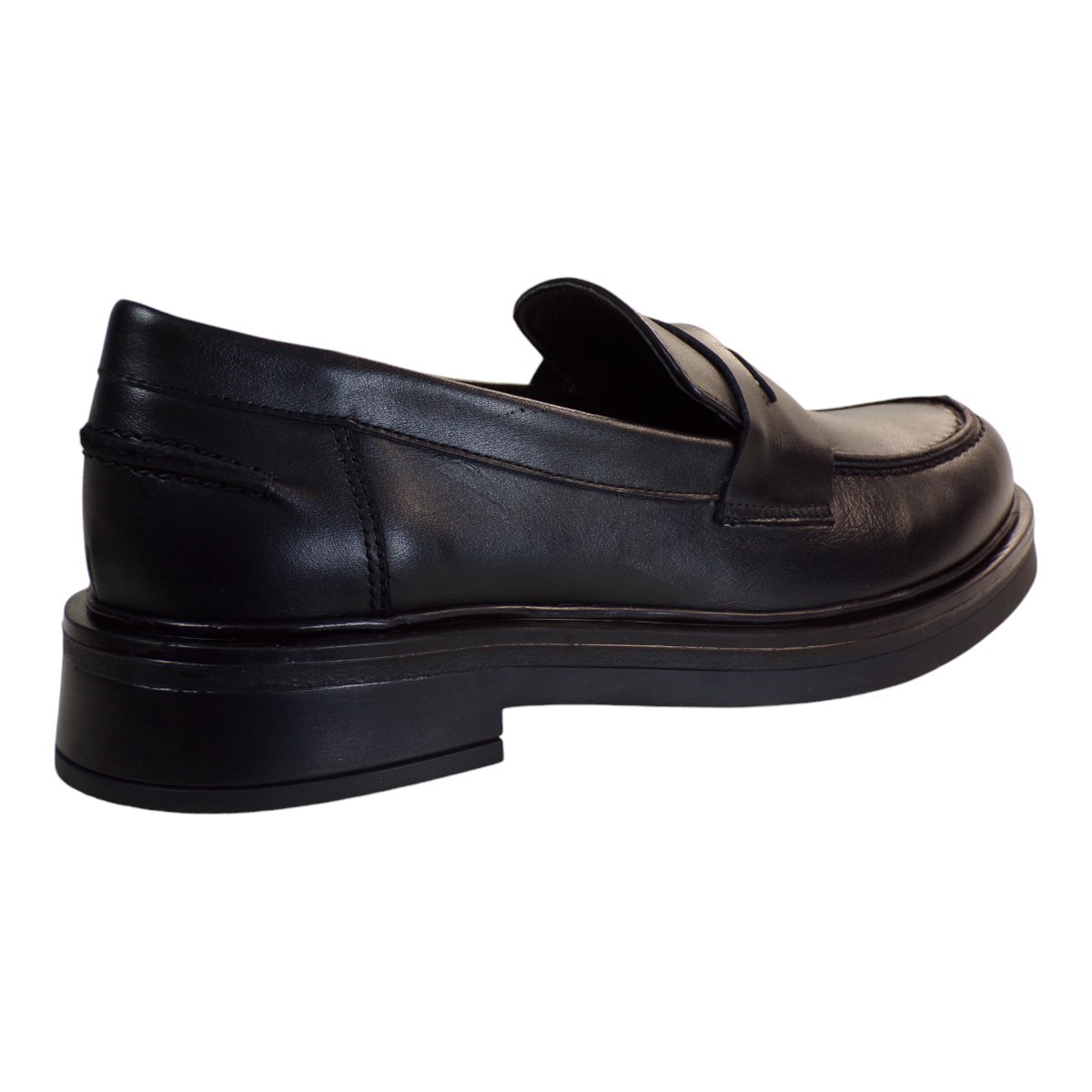 Commanchero Γυναικεία Παπούτσια Μοκασίνια 51195-521 Μαύρο Δέρμα φωτογραφία