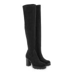 Exe Shoes Γυναικεία Μπότα OVER THE KNEE BOOTS 34Y-821 Μαύρο Καστόρι T234Y8215004