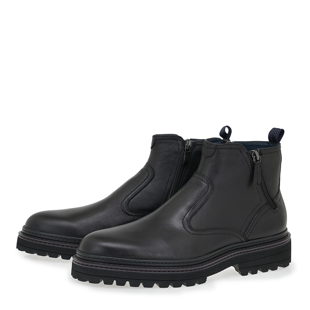 Renato Garini Ανδρικά Μποτάκια 15W-002 Μαύρο Δέρμα T515W0022002 φωτογραφία