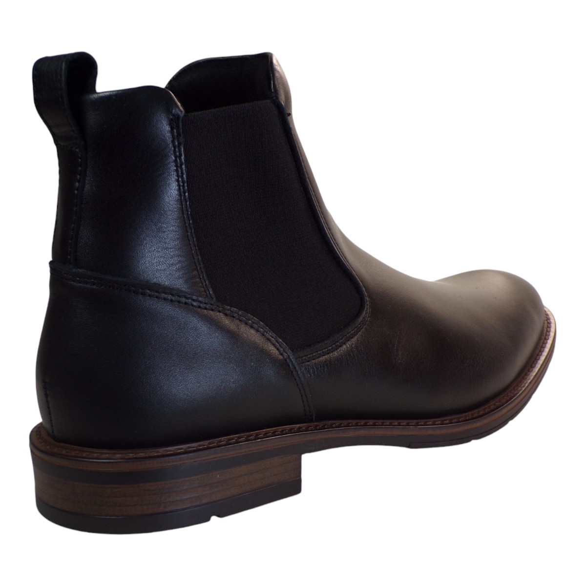 Softies Ανδρικά Μποτάκια Αστραγάλου 6172 Μαύρο Δέρμα φωτογραφία