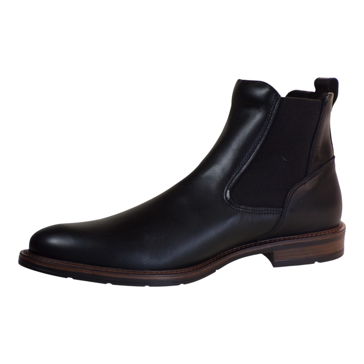 Softies Ανδρικά Μποτάκια Αστραγάλου 6172 Μαύρο Δέρμα φωτογραφία