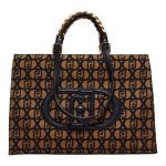 LUI JO Γυναικεία Τσάντα Ώμου SHOPPING BAG AF42456-Τ6438 Ταμπά-Μαύρο